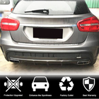 Mercedes GLA X156 2014–2019 Bakre stötfångardiffusor (för GLA45 AMG, kolfiber) foto 2