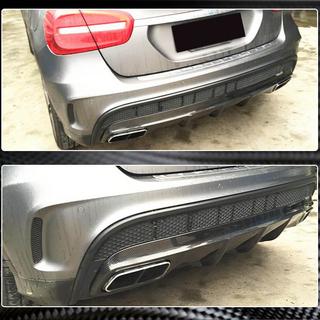 Bakre stötfångardiffusor (för GLA45 AMG, kolfiber) foto 3