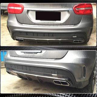 Bakre stötfångardiffusor (för GLA45 AMG, kolfiber) foto 4