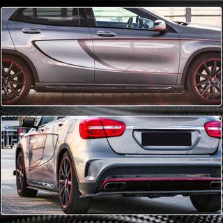 Sidokjolar (för GLA45 AMG 2013-2016, kolfiber) foto 4