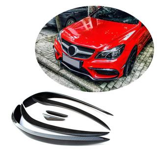 Kolfibertillägg till främre stötfångare (för AMG-Line 2014-2016) foto 1