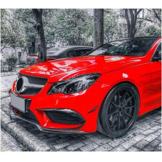 Kolfibertillägg till främre stötfångare (för AMG-Line 2014-2016) foto 2