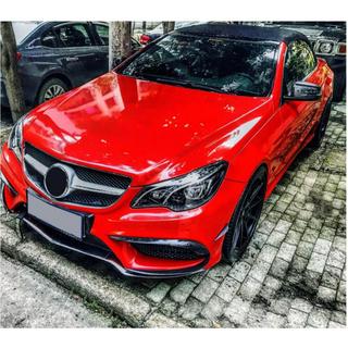 Kolfibertillägg till främre stötfångare (för AMG-Line 2014-2016) foto 3