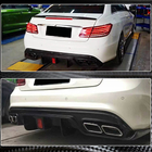 Mercedes E-klass Coupé C207 2010–2017 Bakre stötfångardiffusor (för AMG-Line 2014-2016, kolfiber) foto 3