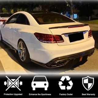 Bakre stötfångardiffusor (för AMG-Line 2014-2016, kolfiber) foto 2