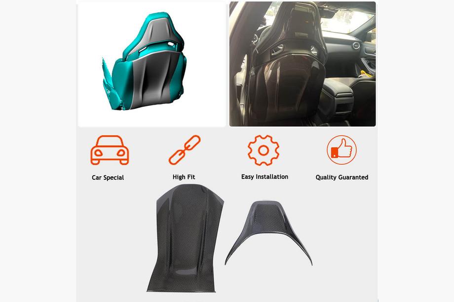 Mercedes A-class W176 2012–2018 Sätespaneler (Dry carbon) Foto 3
