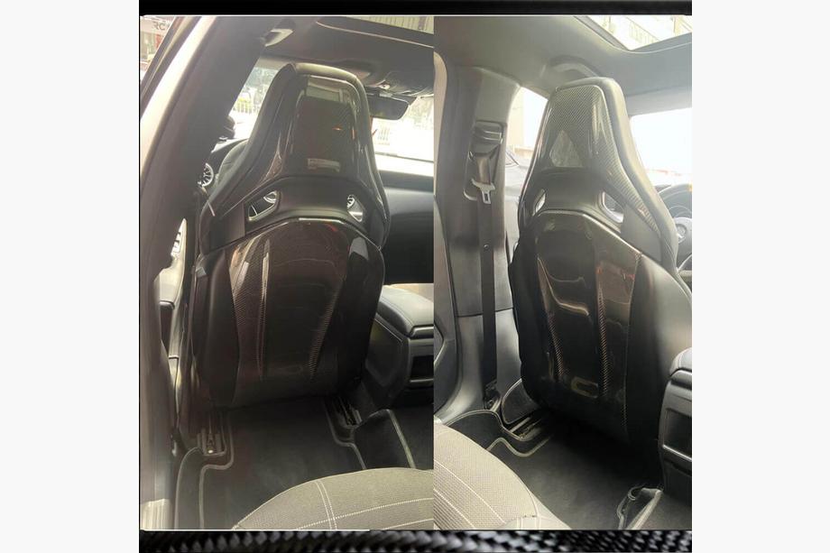 Mercedes A-class W176 2012–2018 Sätespaneler (Dry carbon) Foto 5