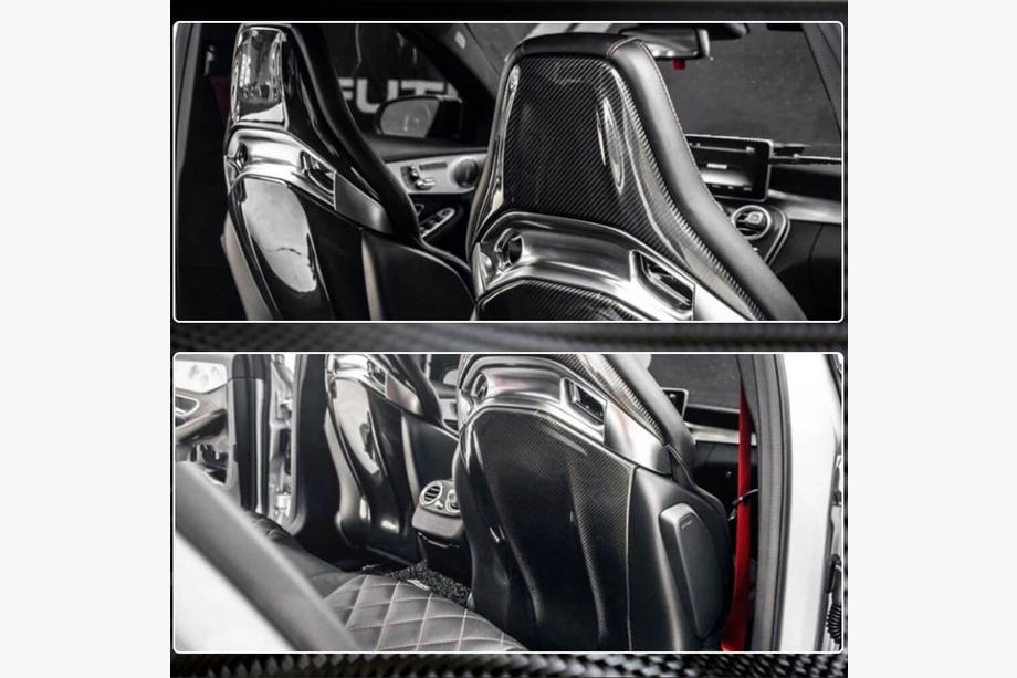 Mercedes A-class W176 2012–2018 Sätespaneler (Dry carbon) Foto 6
