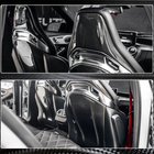Mercedes GLA X156 2014–2019 Sätespaneler (Dry carbon) foto 6