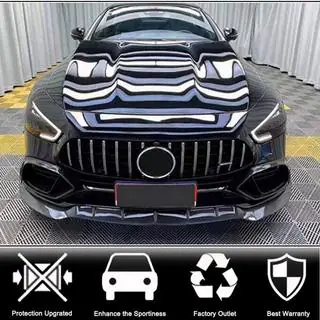 Stötfångarinlägg (för GT43/GT50/GT53 2018-2022, kolfiber) foto 2