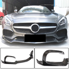 Mercedes AMG GT C190/R190 2014–2022 Frontläpp Lip till stötfångare (för 2015-2017, kolfiber) foto 1