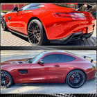 Mercedes AMG GT C190/R190 2014–2022 Sidokjolar (för 2015-2017, kolfiber) foto 4