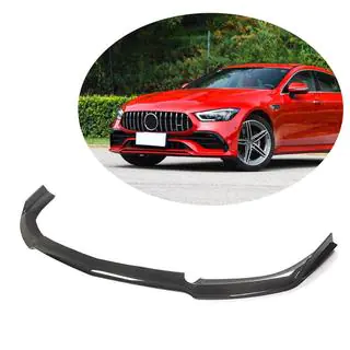 Frontläpp Lip till främre stötfångare (för GT43/GT50/GT53 2018-2022, kolfiber) foto 1