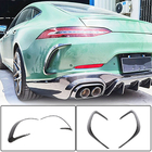 Mercedes AMG GT 4 X290 2018– Bakre stötfångarinsatser V2 (för GT63 2018-2022, kolfiber) foto 1