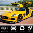 Mercedes SLS C197 2010–2014 Främre stötfångarflaps Flap V1 (kolfiber) foto 3