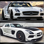 Mercedes SLS C197 2010–2014 Frontläpp till främre stötfångare (Kolfiber) foto 5