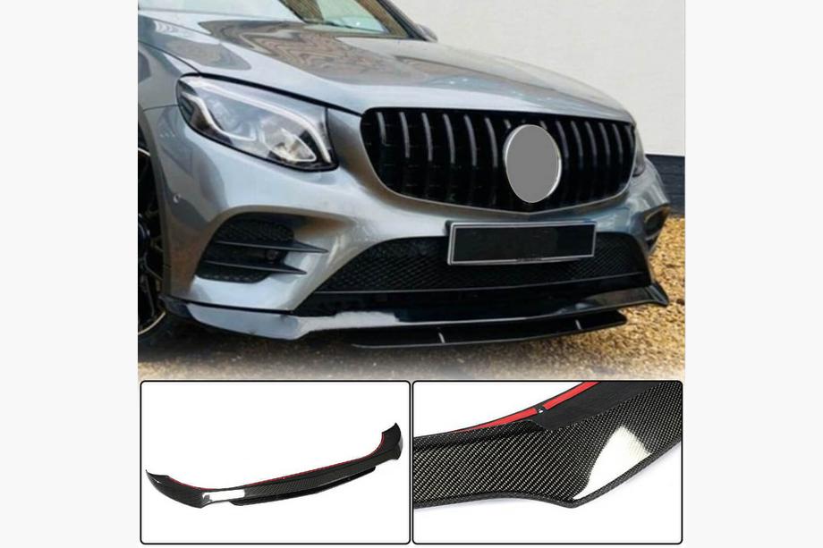 Mercedes GLC Coupé C253 2016–2023 Frontläpp till främre stötfångare (för AMG-Line/GLC43 AMG, kolfiber) Image