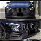 Mercedes CLS C257 2018– Frontläpp till främre stötfångare Lip (för AMG/AMG-Line 2018-2020, kolfiber) foto 4