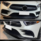 Mercedes CLS C257 2018– Frontläpp till främre stötfångare Lip (för AMG/AMG-Line 2018-2020, kolfiber) foto 5