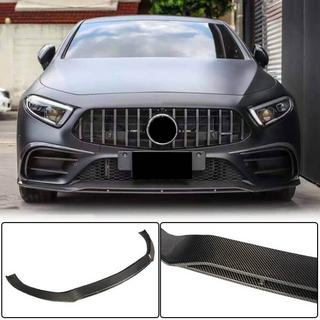 Frontläpp till främre stötfångare Lip (för AMG/AMG-Line 2018-2020, kolfiber) foto 1