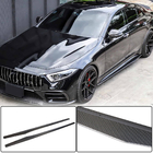 Mercedes CLS C257 2018– Sidokjolar V1 (för AMG/AMG-Line 2018-2020, kolfiber) foto 1