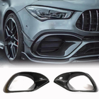 Mercedes CLA C118 2019– Kolfiber tilläggsdelar till främre stötfångare (för CLA45 AMG SD, Carbon) foto 1