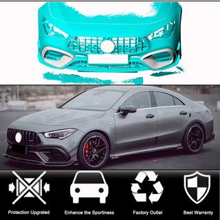 Kolfiber tilläggsdelar till främre stötfångare (för CLA45 AMG SD, Carbon) foto 2