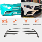 Mercedes CLS C257 2018– Frontstötfångarlister (för AMG-Line 2018-2020, kolfiber) foto 2