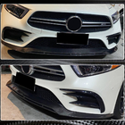Mercedes CLS C257 2018– Frontstötfångarlister (för AMG-Line 2018-2020, kolfiber) foto 5