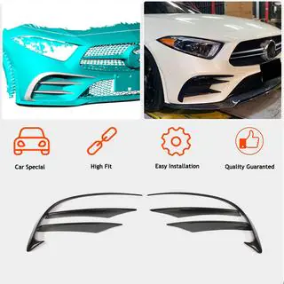 Frontstötfångarlister (för AMG-Line 2018-2020, kolfiber) foto 2