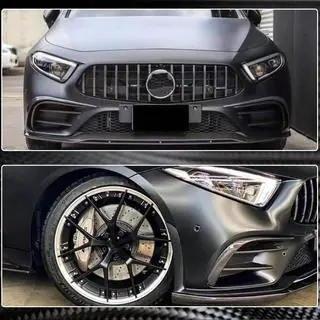 Frontstötfångarlister (för AMG-Line 2018-2020, kolfiber) foto 4