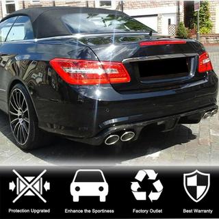Diffuser till bakre stötfångare (för E63 AMG 2009-2013, kolfiber) foto 2