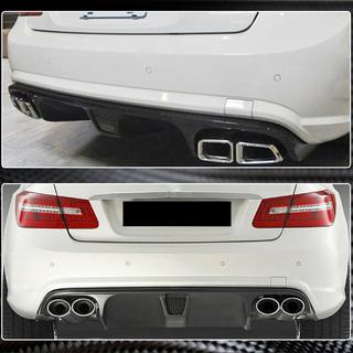 Diffuser till bakre stötfångare (för E63 AMG 2009-2013, kolfiber) foto 4
