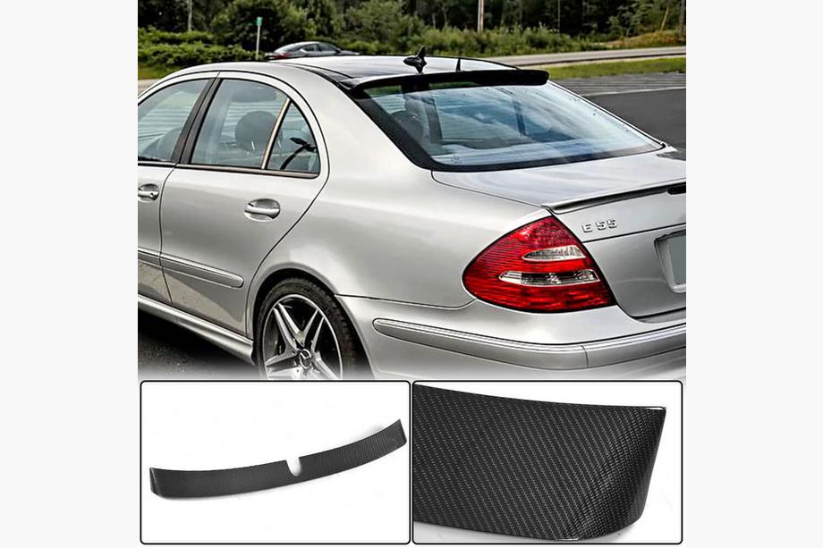Mercedes E-klass W211 2002–2009 Bakrutespoiler (2002-2006, kolfiber) Image