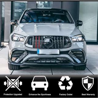 Insatser till främre stötfångare (för GLE 350/GLE450/GLE63 2019-2023, kolfiber) foto 2