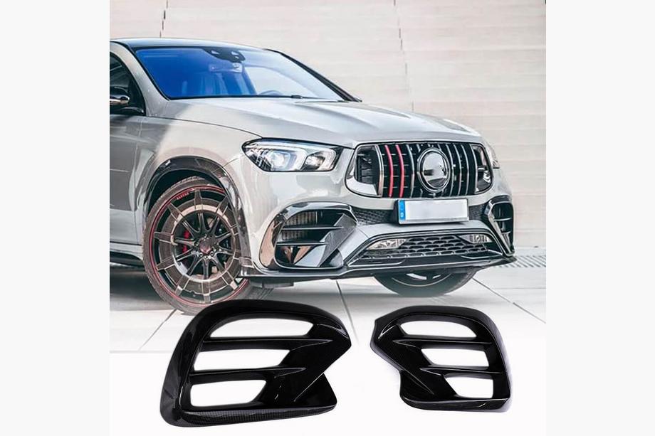 Mercedes GLE Coupé C167 2019– Insatser till främre stötfångare (för GLE 350/GLE450/GLE63 2019-2023, kolfiber) Image