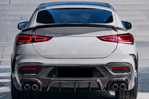 Mercedes GLE Coupé C167 2019– Bakre stötfångarlister (för GLE 350/GLE450/GLE63 2019-2023, kolfiber) foto 3