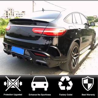 Bakre stötfångarlister (för GLE 350/GLE450/GLE63 2019-2023, kolfiber) foto 2