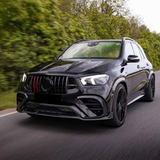 Frontläpp i kolfiber till främre stötfångare (GLE63 AMG) foto 2
