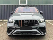 Mercedes GLE Coupé C292 2015–2019 Frontspoiler-läppar (GLE63 AMG, kolfiber) foto 2