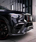 Mercedes GLE Coupé C292 2015–2019 Frontspoiler-läppar (GLE63 AMG, kolfiber) foto 3