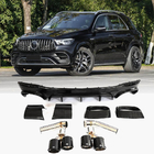 Mercedes GLE W167 2018– Bakre diffuser med avgasändrör till GLE63 Carbon (2018-2026) foto 1