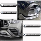 Mercedes GLE W167 2018– Läppspoiler till främre stötfångaren (för GLE53/AMG-Line 2019-2023, kolfiber) foto 3