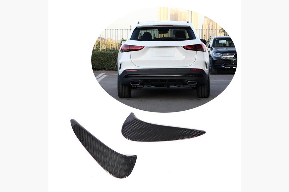 Mercedes GLA H247 2020– Bakre stötfångarlistor (för AMG-Line, kolfiber) Image