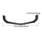 Mercedes SLK R172 2011–2016 Frontläpp till främre stötfångare Lip (för Base 2016-2020, kolfiber) foto 6