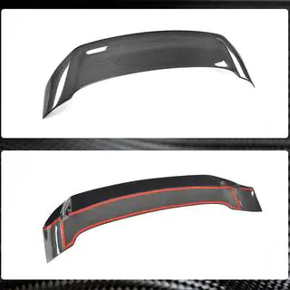 Spoiler V2 (för fortwo, kolfiber) foto 4