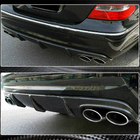 Mercedes E-klass W211 2002–2009 Bakre stötfångardiffuser (för E55 AMG 2003-2006, kolfiber) foto 5