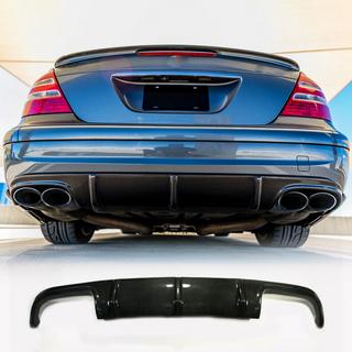 Bakre stötfångardiffuser (för E55 AMG 2003-2006, kolfiber) foto 2