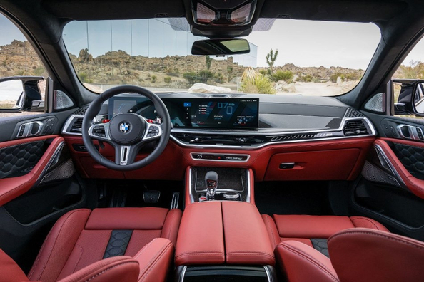 Uppdaterad BMW X6 M (F96): test av den sportiga crossovern Foto 5