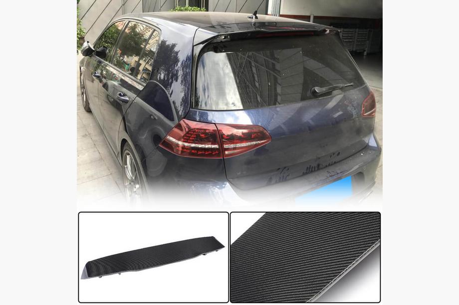 Volkswagen Golf 7/E-Golf 2012–2020 Spoiler V4 (för GTI/R HB, kolfiber) Image